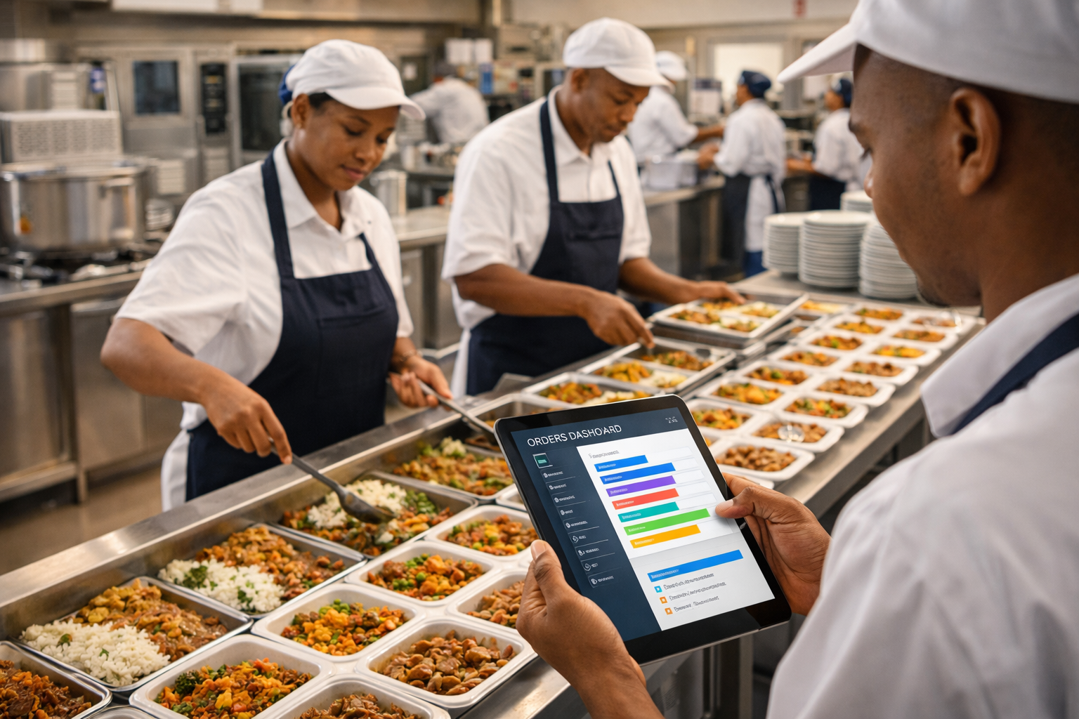 Online ordering platform for catering institutions South Africa